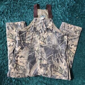 Gunflint Mossy Oak Camouflage Insulated Bib Overalls Hunting Workwear